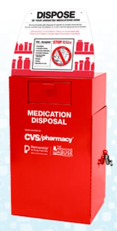 CVS medication disposal kiosk