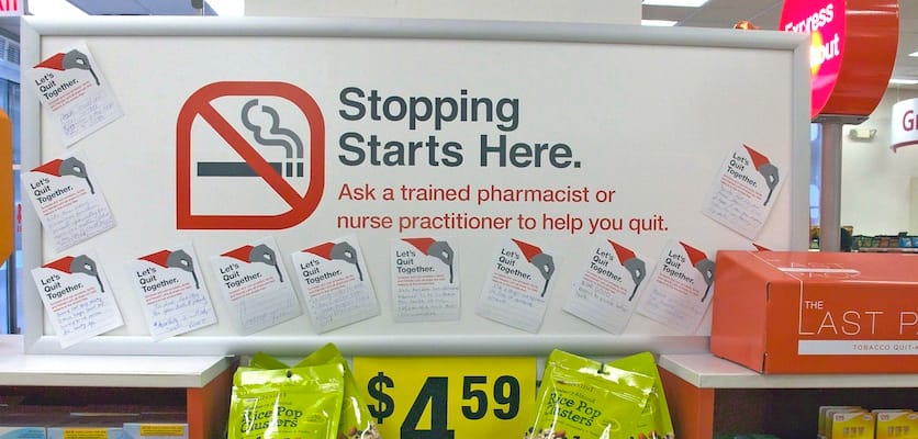cvs quit selling cigarettes CVS' tobacco decision making an impact, smoker poll shows