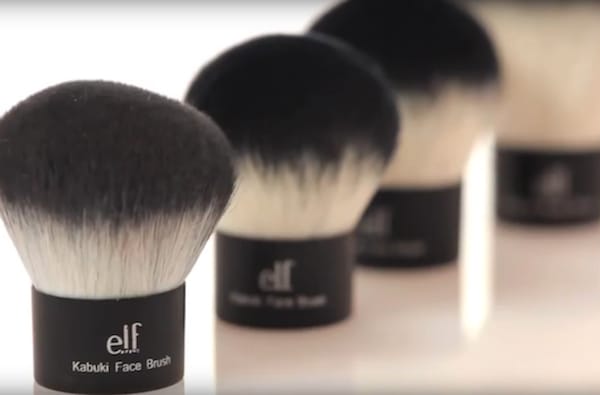Elf Cosmetics makeup brushes