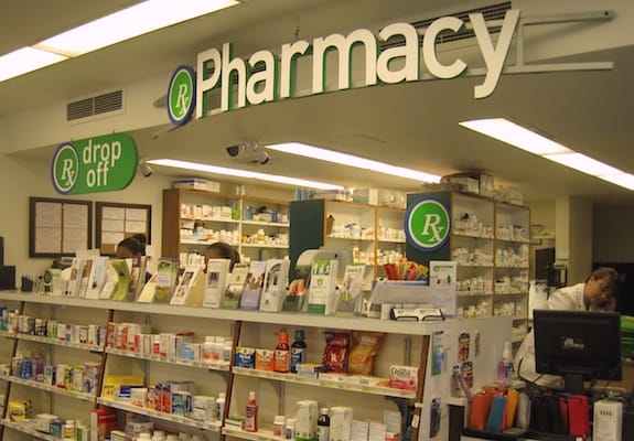Health Mart pharmacy counter