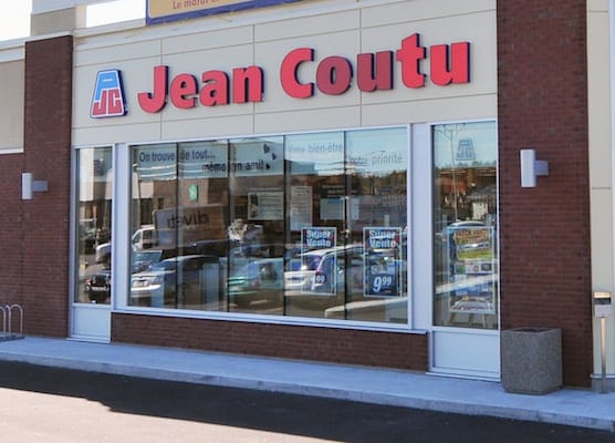 Jean Coutu store banner closeup
