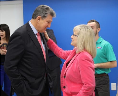 Lynne Fruth_Joe Manchin_Bridge of Hope Fund