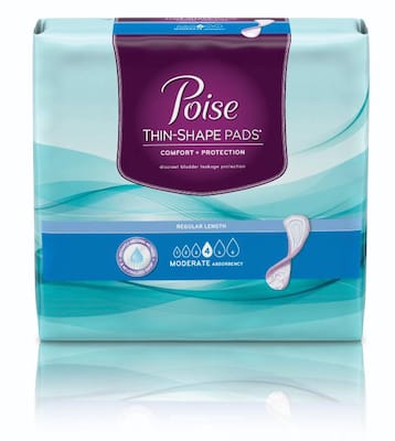 Poise ThinShape pads
