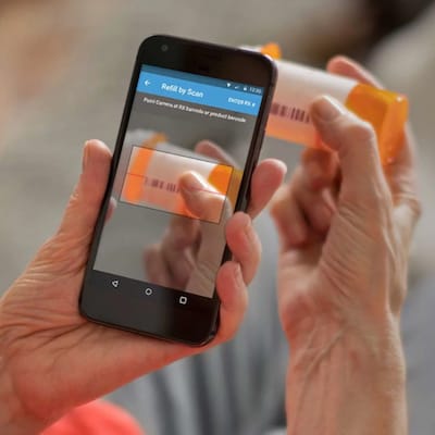 Walgreens mobile app_refill scan.