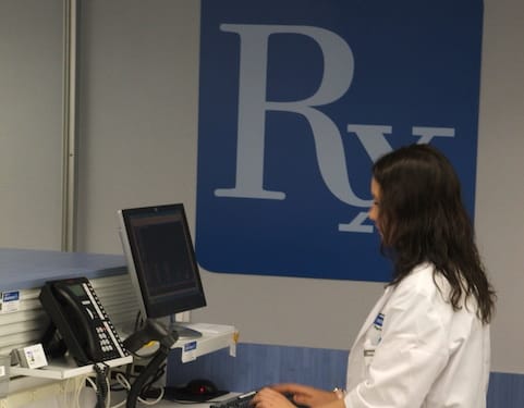 pharmacist_rx sign_closeup