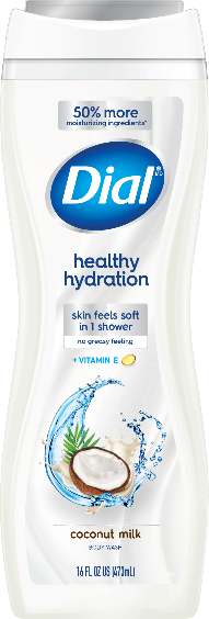 A white plastic bottle with blue text

Description automatically generated