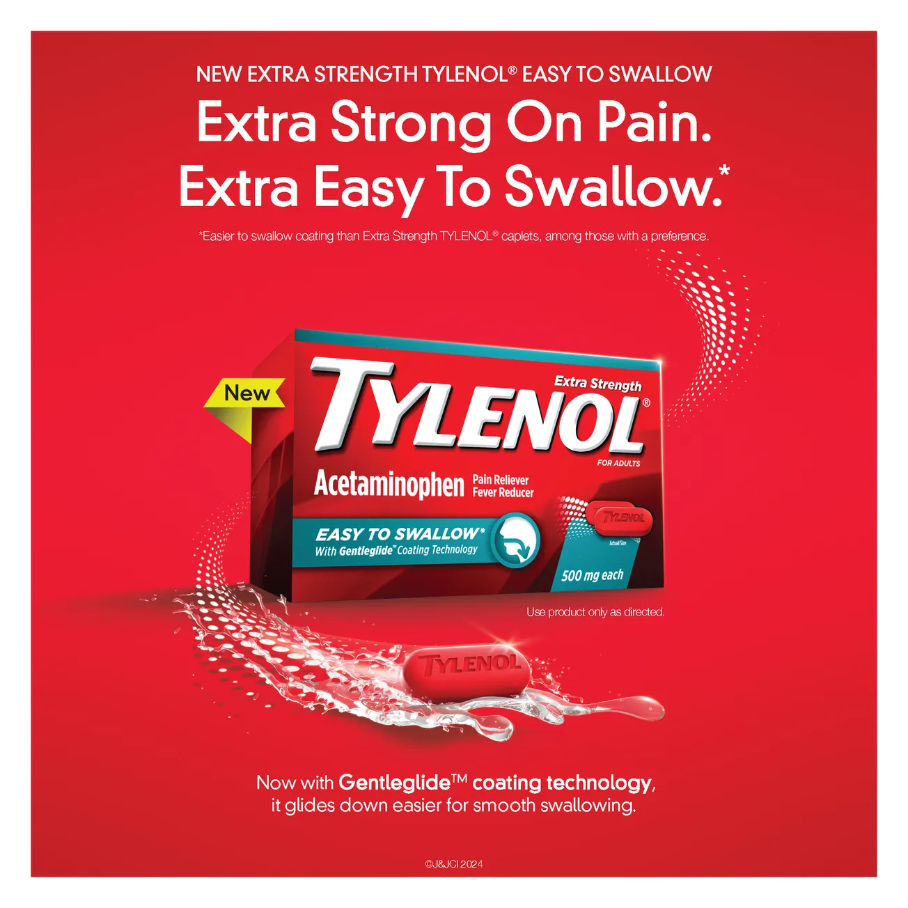 Tylenol unveiling easy to swallow pain relief pill