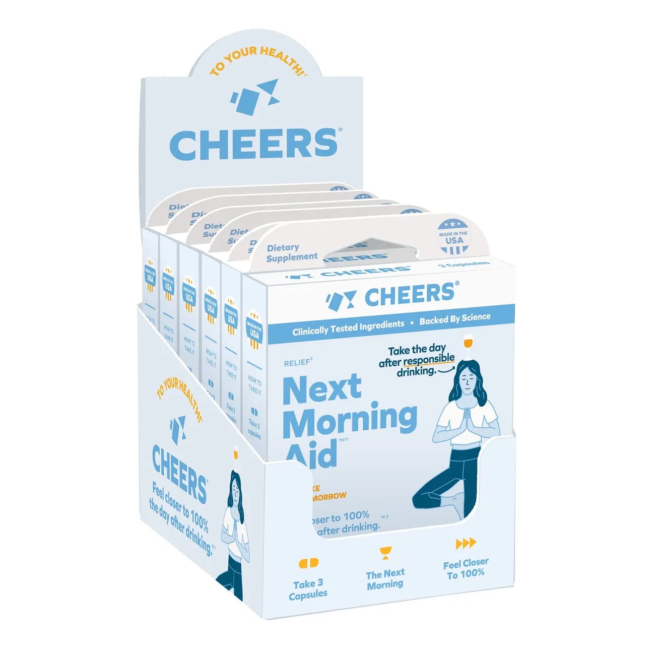 Cheers now available in convenience, travel and hospitality channels