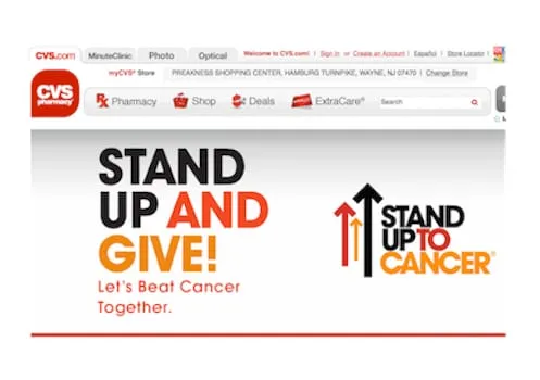 CVS in-store campaign supports cancer research