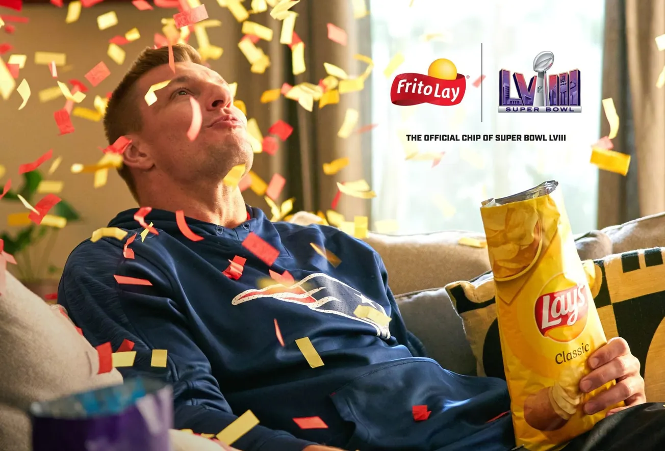 Frito-Lay pops off confetti-filled campaign with a trio of football legends