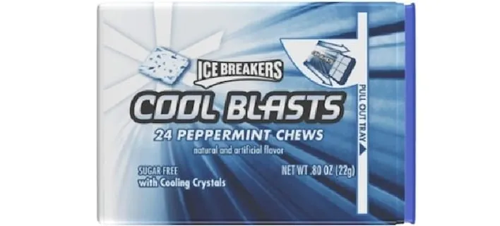 Hershey introduces Ice Breakers Cool Blasts Chews