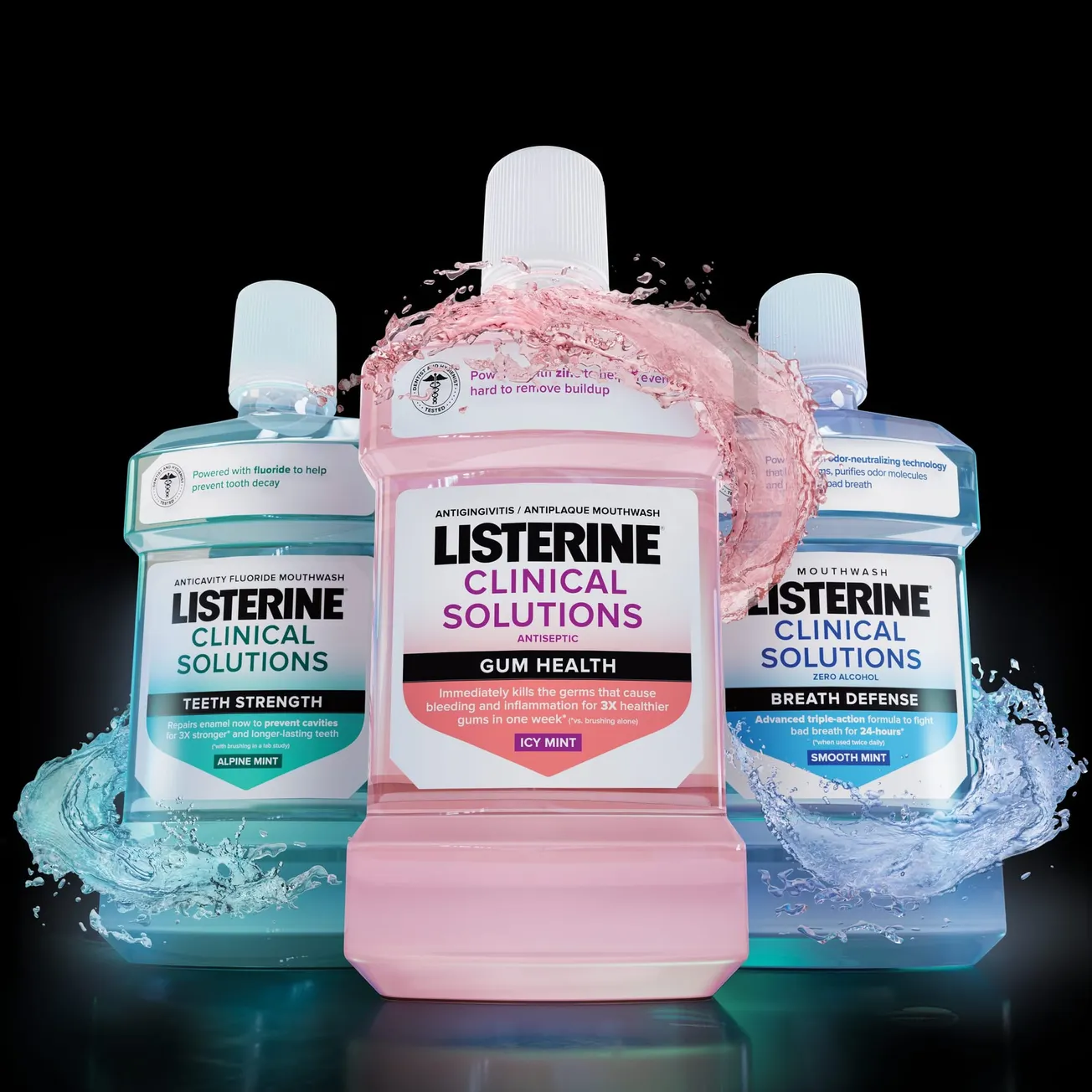 Listerine Clinical Solutions addresses variety of concerns