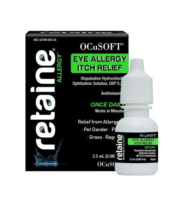 OCuSOFT introduces OCuSOFT Retaine Allergy Artificial Tears for eye allergy itch relief