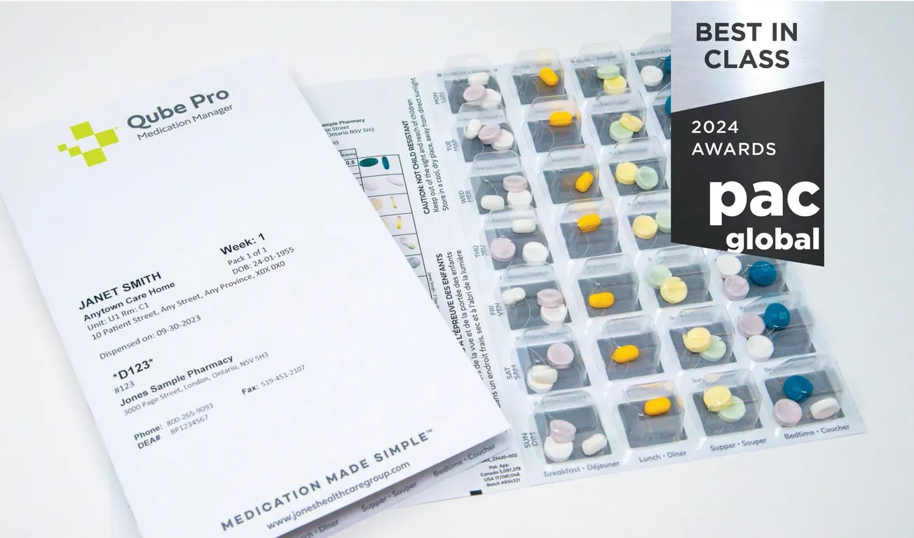 Jones Healthcare Group’s Qube Pro wins PAC Global Awards