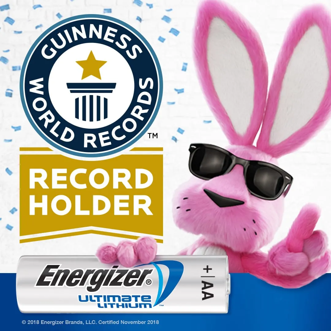 Energizer sets Guinness World Records title for the longest-lasting AA battery