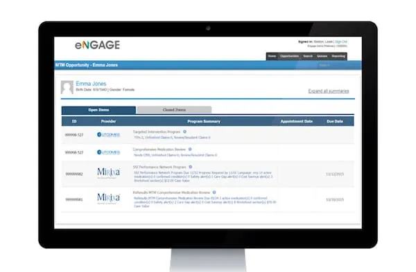 QS/1 unveils interface for eNGAGE