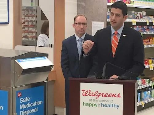 House Speaker Paul Ryan pays visit to Walgreens