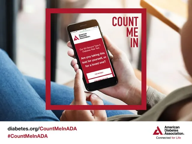 ADA launches Count Me In campaign to change the numbers on the diabetes epidemic