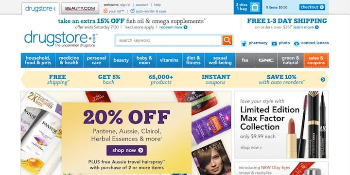 Walgreens to shut down drugstore.com