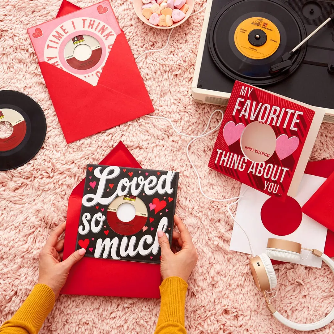 Hallmark spins new Valentine’s Day cards that feature vinyl records