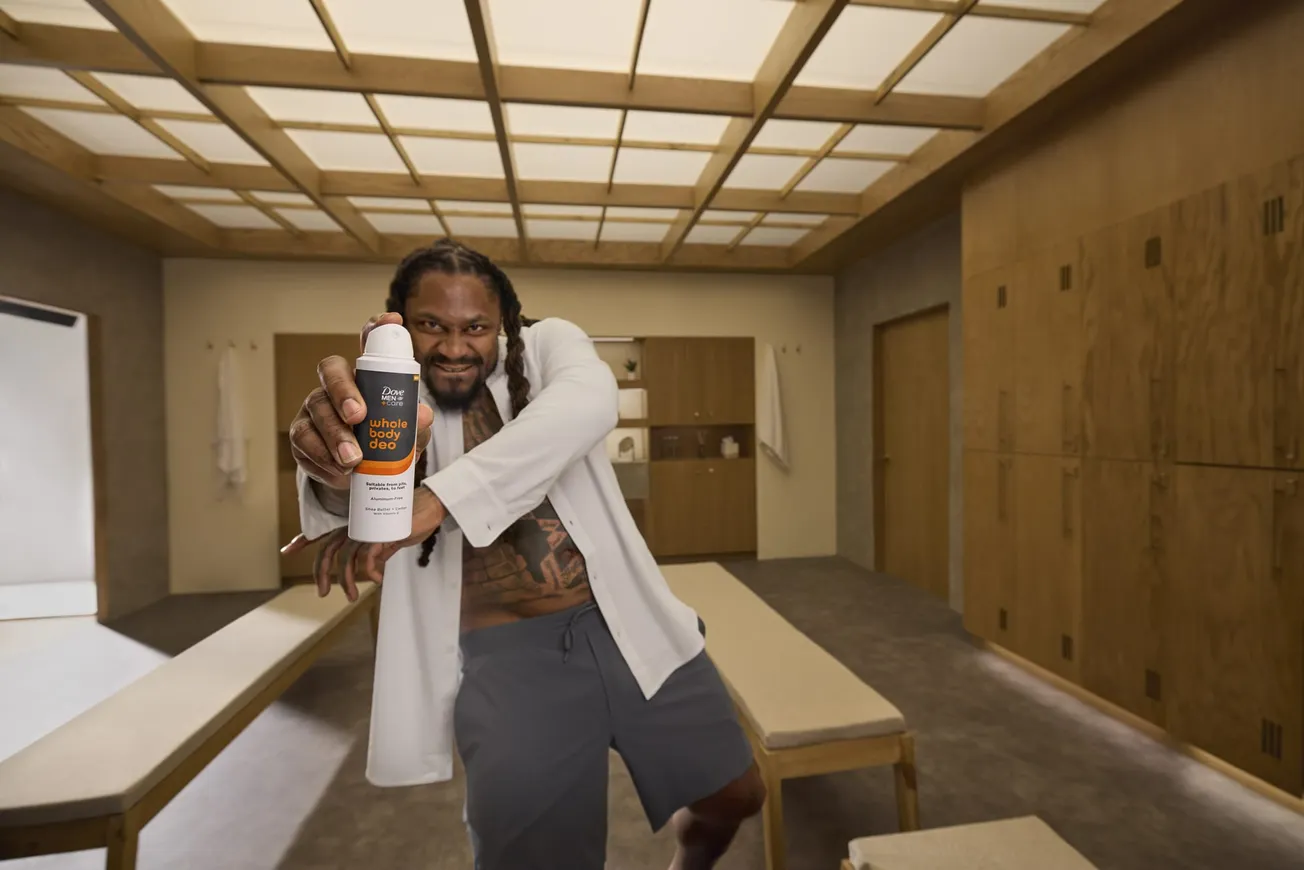 Dove Men+Care teams up with Marshawn Lynch to release new scents