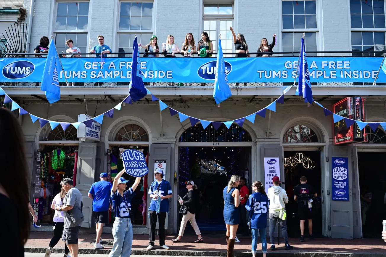 TUMS Bourbon Heat takeover brings fans heartburn relief