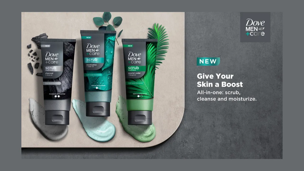 Dove Men+Care unveils new body and face scrubs for men's skin care needs