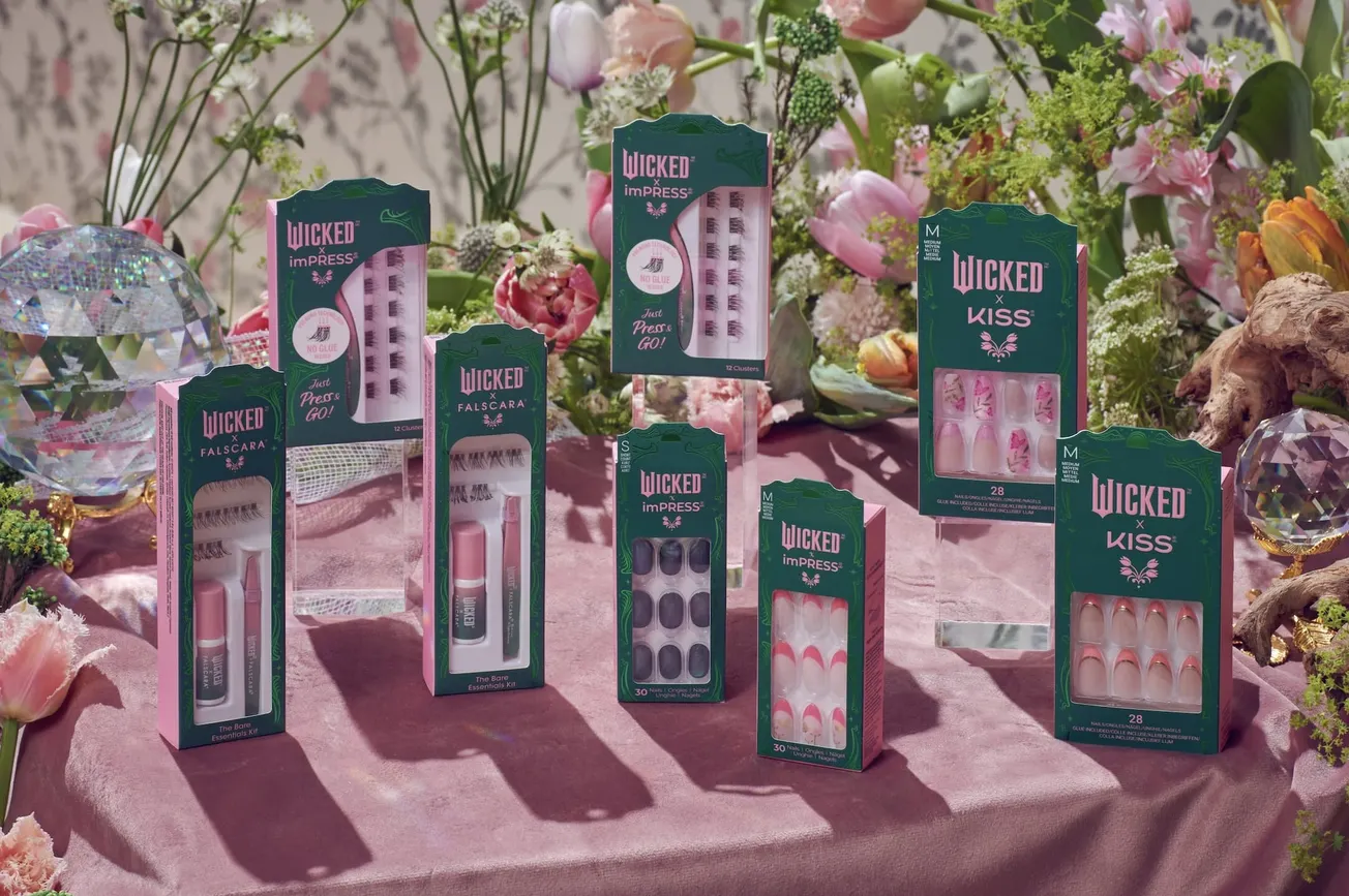 KISS Products unveils exclusive WICKED-inspired nail and lash collections