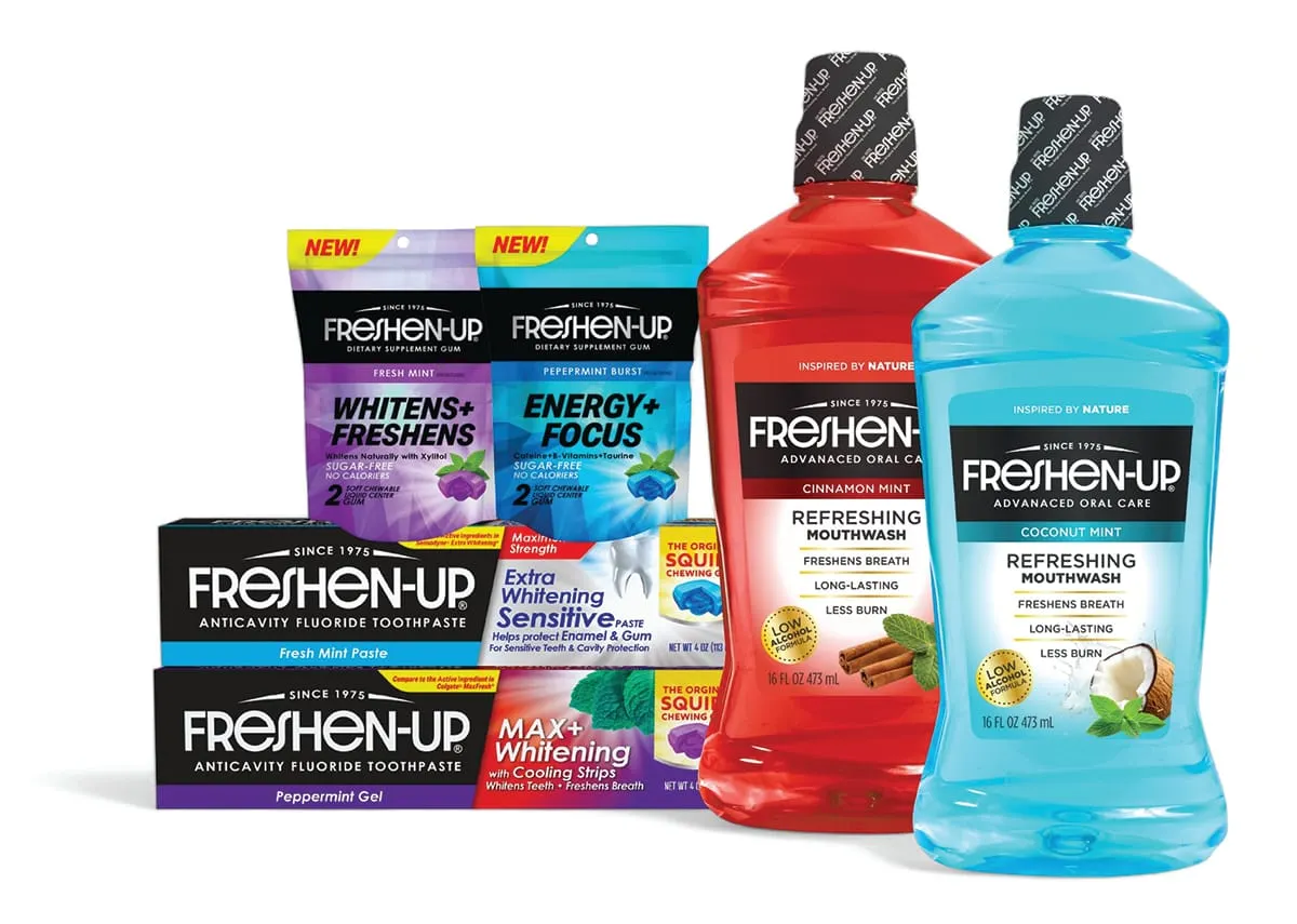 Freshen-Up gets expanded distribution, adds gum to line up