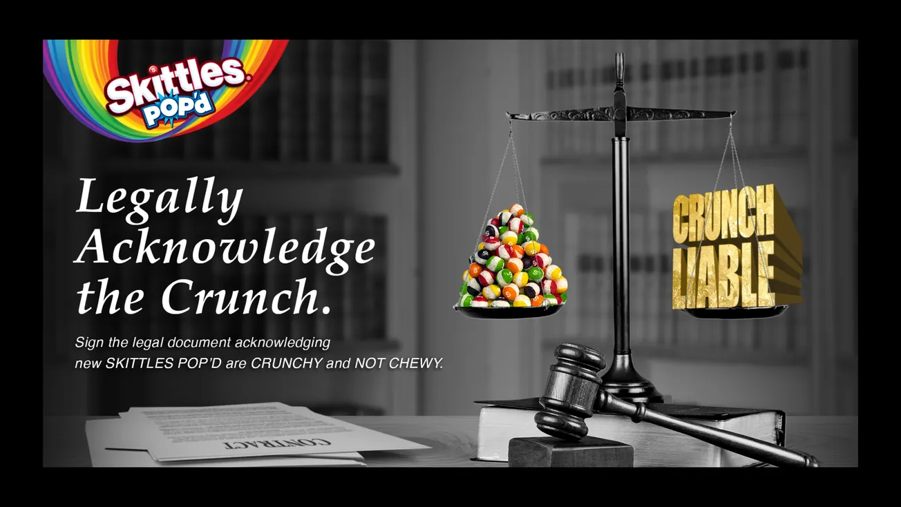 SKITTLES POP’D debuts with a Twist – fans must sign a contract