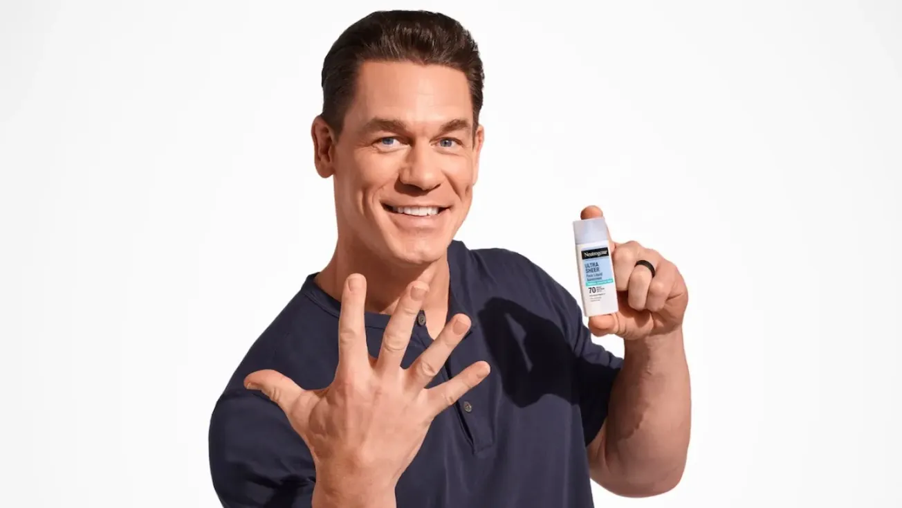 Neutrogena and John Cena team up for new Ultra Sheer Mineral Sunscreen campaign