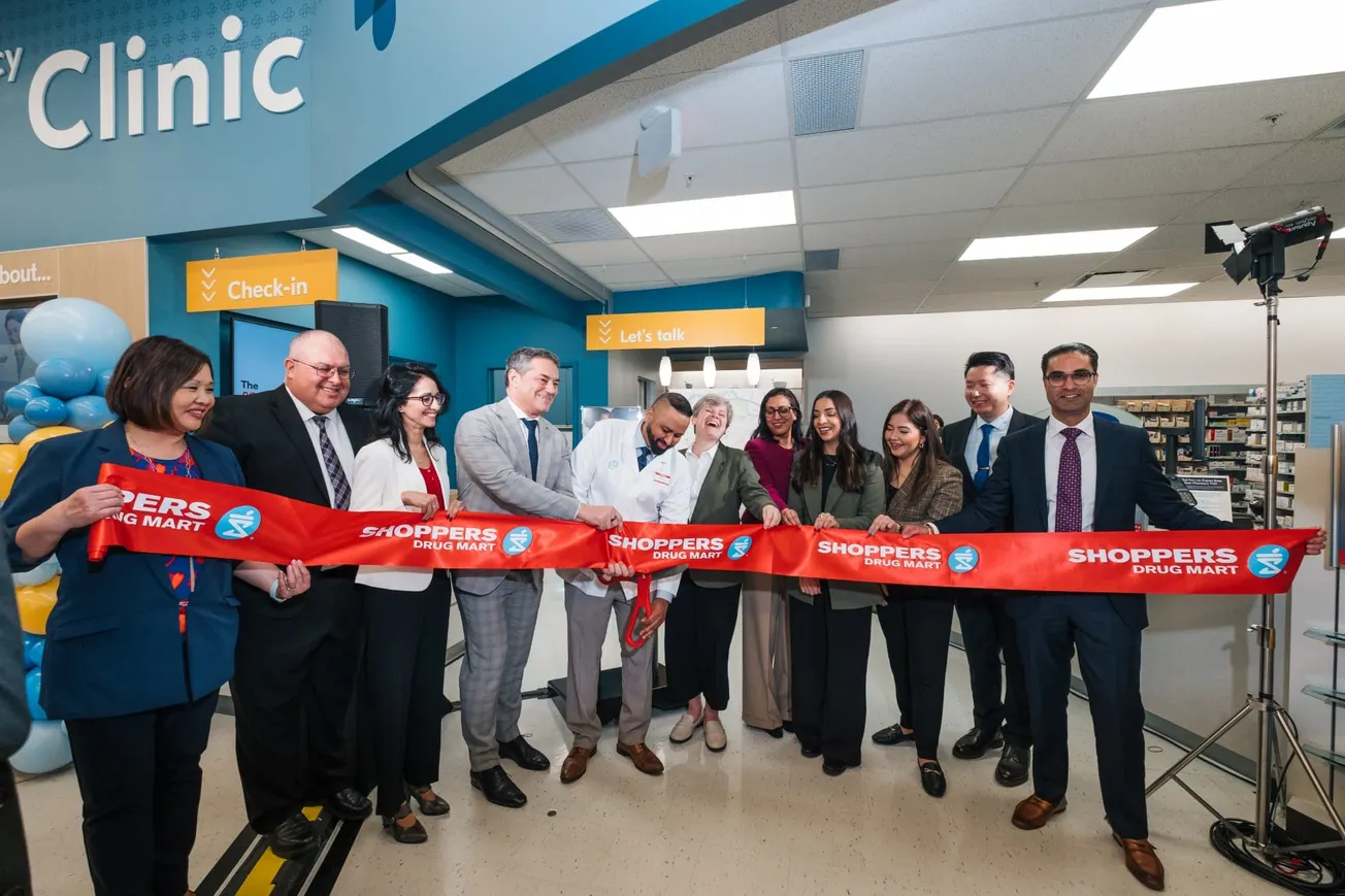 Shoppers Drug Mart opens first of seven pharmacy care clinics in Surrey, British Columbia