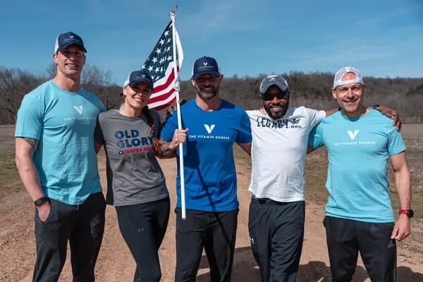 The Vitamin Shoppe powers the "Old Glory Ultra Relay" with Team RWB to support vets