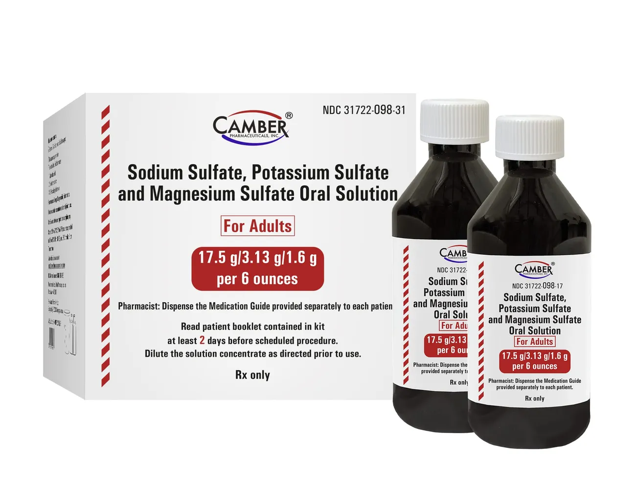 Camber launches Sodium Sulfate, Potassium Sulfate and Magnesium Sulfate Oral Solution