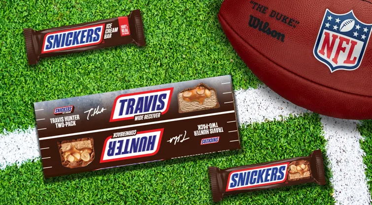 SNICKERS Ice Cream drafts Travis Hunter to debut its ice cream and chocolate bar two-pack