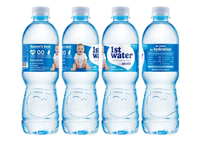 Nordic innovation: 1st Water,  the first infant-safe mineral water in U.S. stores