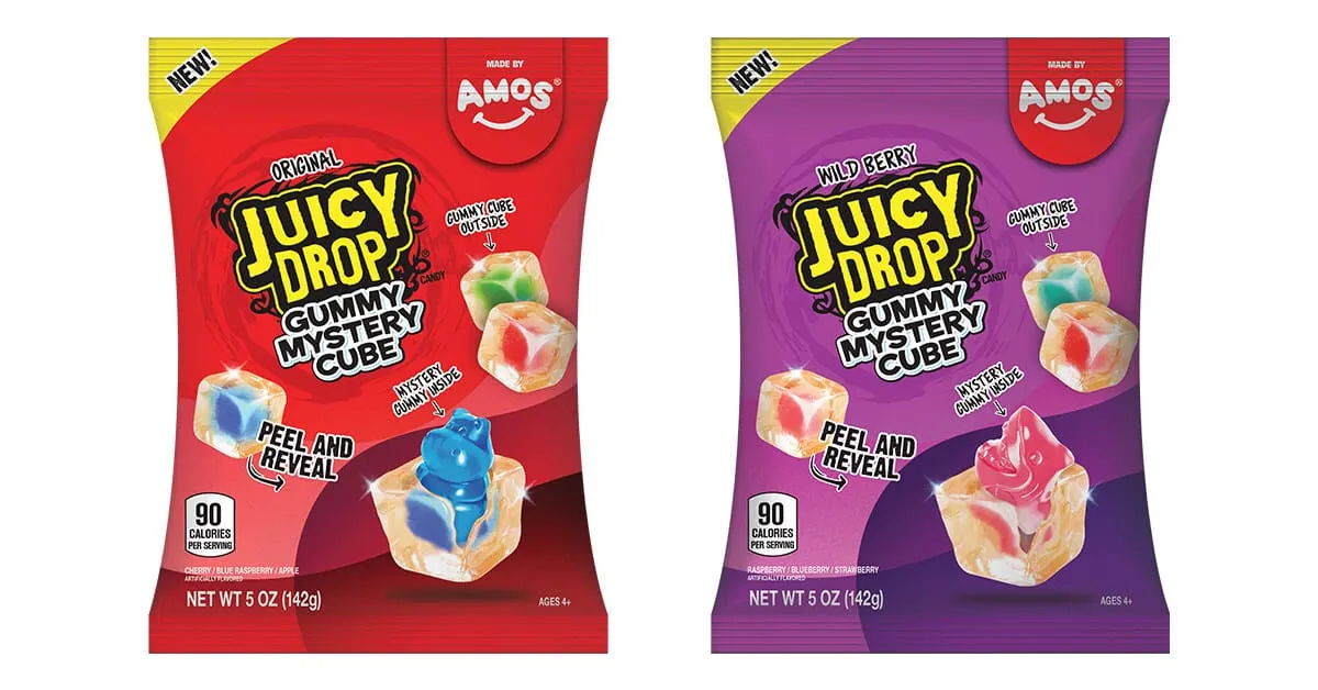 Bazooka Brands unveils Juicy Drop Gummy Mystery Cube and Juicy Drop MashUps at the 2025 Sweets & Snacks Expo