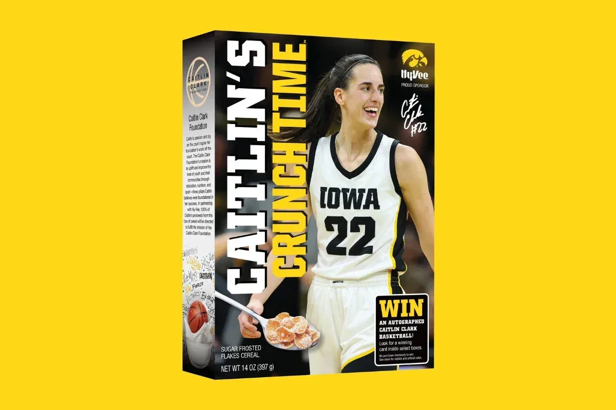 Hy-Vee launches Caitlin Clark Cereal to support youth foundation