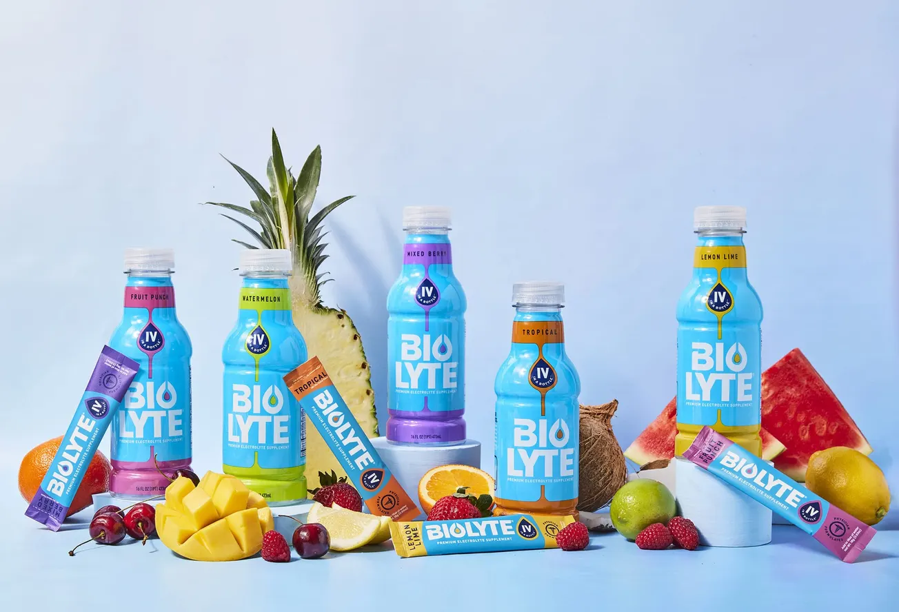 BIOLYTE brings packaging redesign and On The Go powder packets to CVS and Walgreens