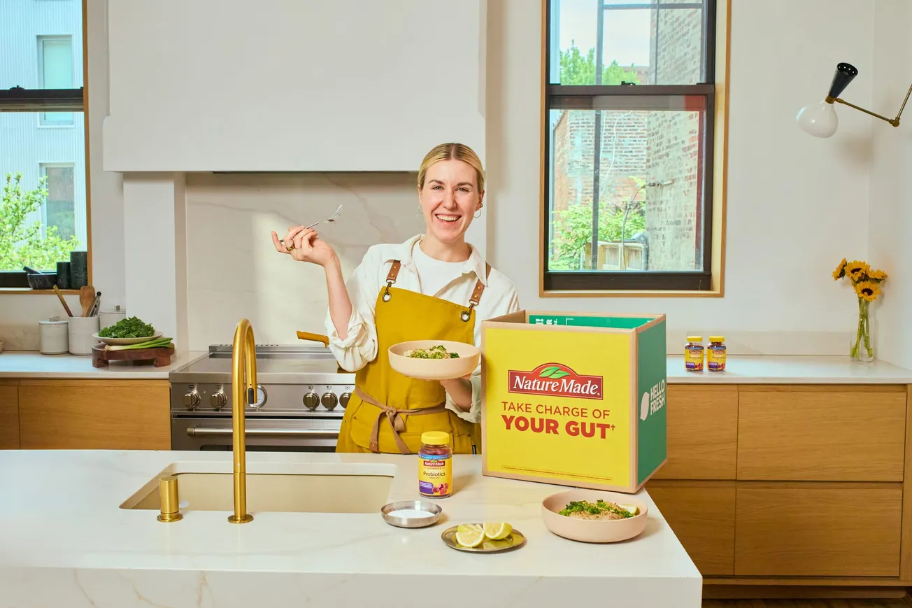 Nature Made teams with HelloFresh and NYT Cookbook Author Justine Doiron to support gut health