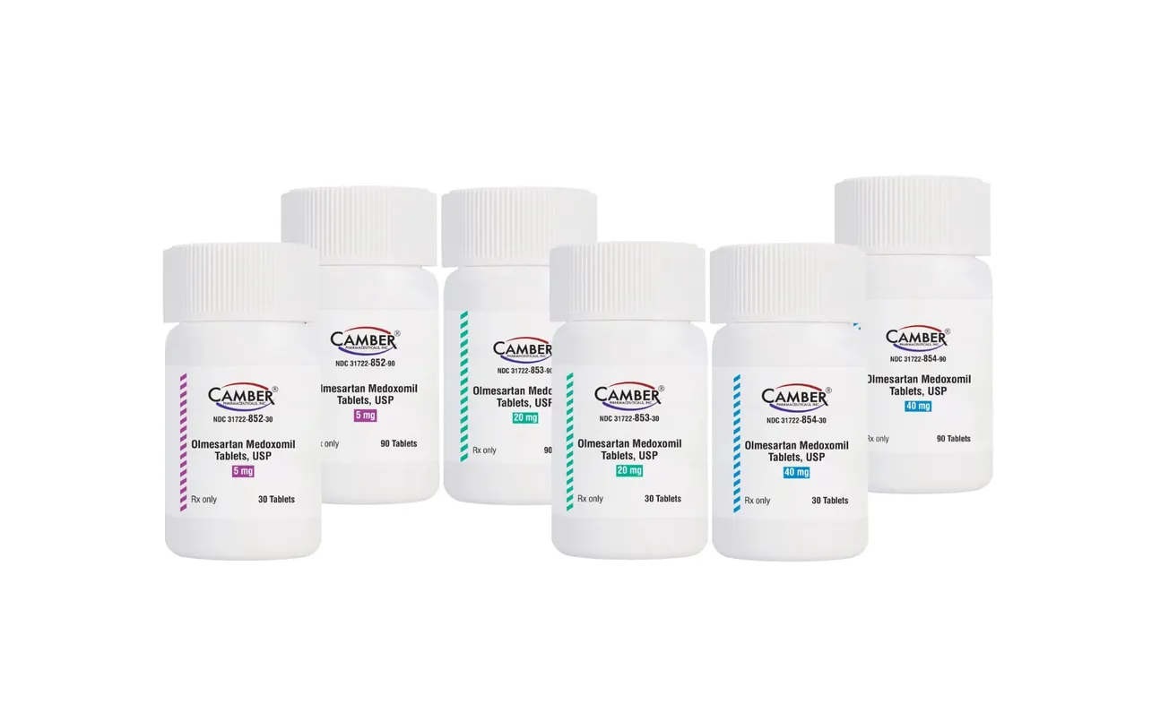 Camber launches Olmesartan medoxomil tablets, USP