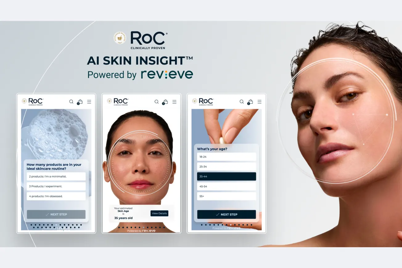 Revieve rolls out AI-powered skin age diagnostics, with RoC skincare as first adopter