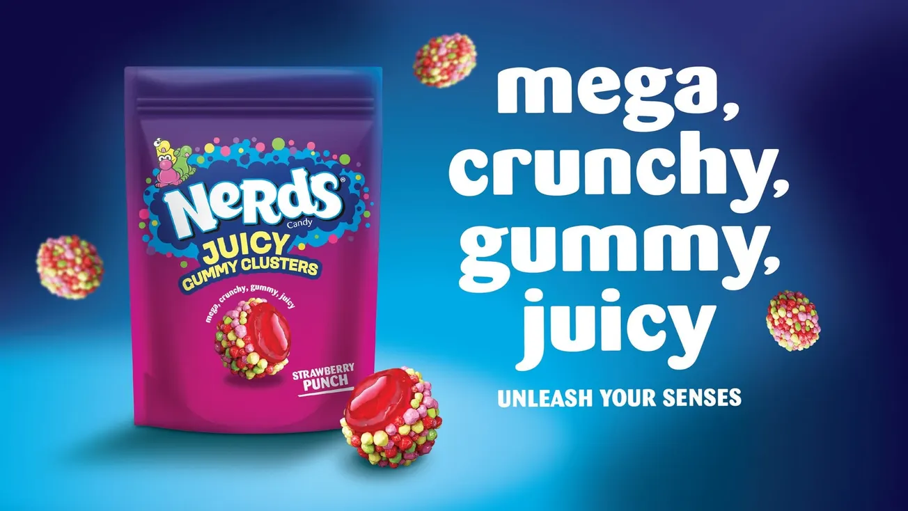 NERDS unveils mega innovation with NERDS Juicy Gummy Clusters