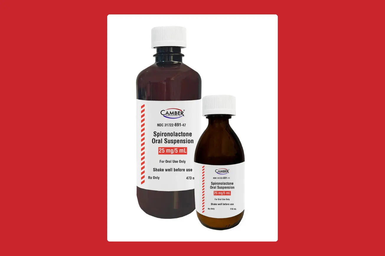 Camber releases Spironolactone Oral Solution