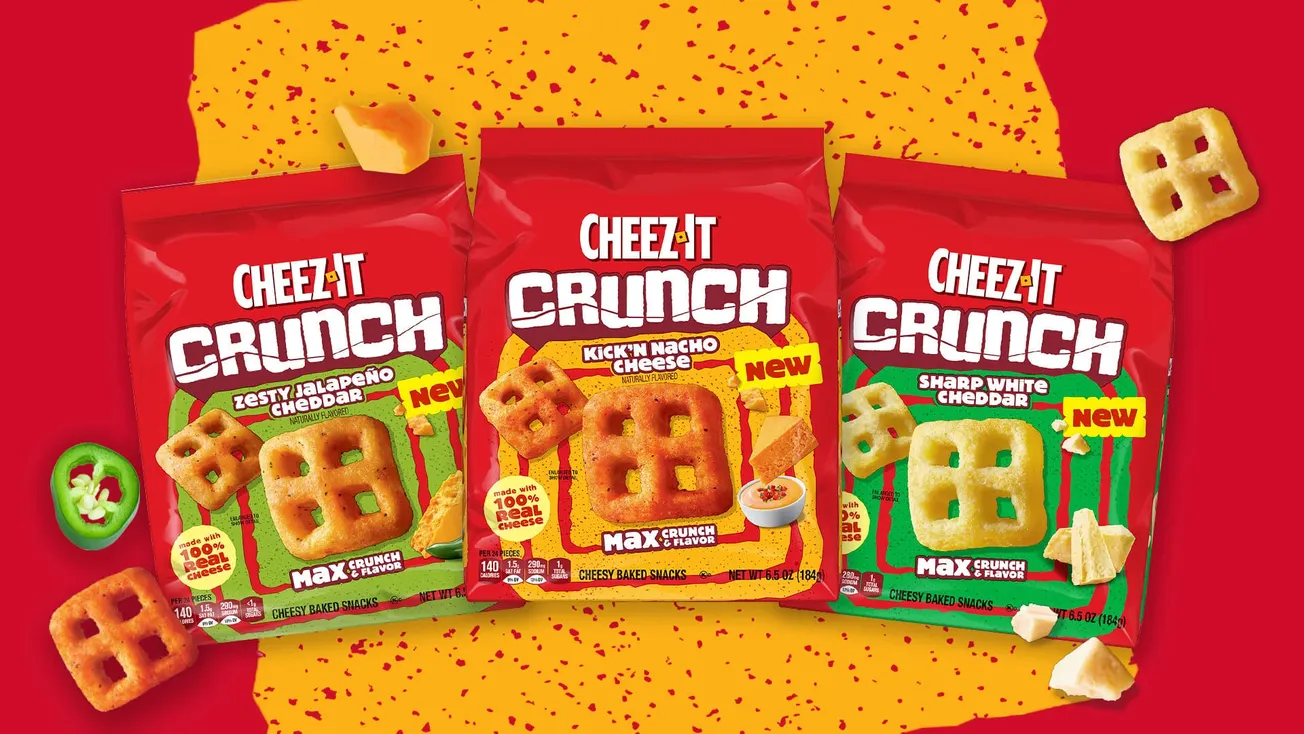 Cheez-It debuts new Cheez-It Crunch lineup