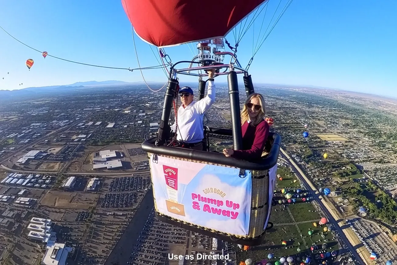 Chelsea Handler and Gold Bond soar to new heights