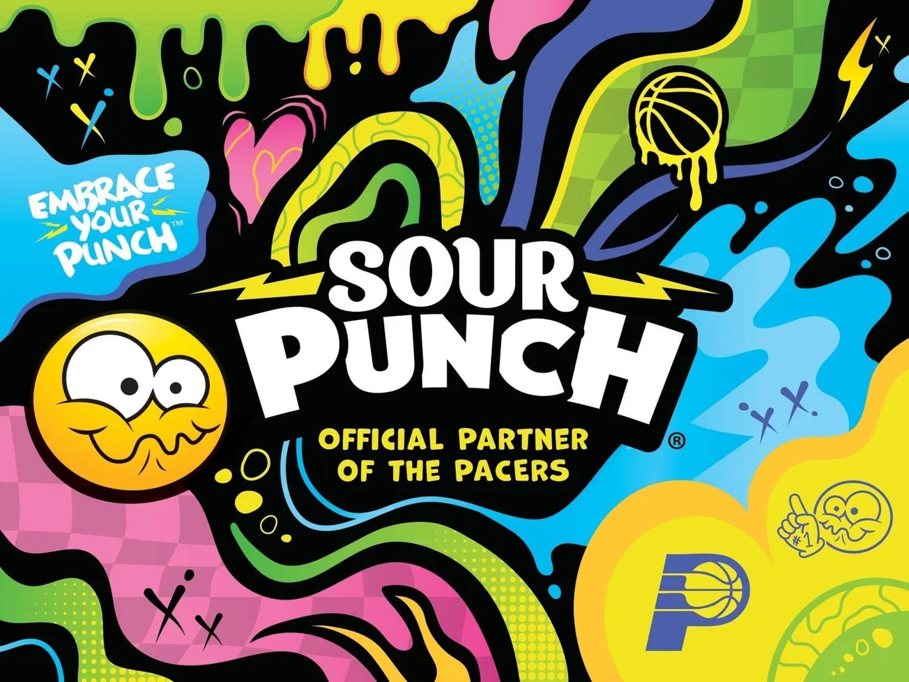 Sour Punch partners with the Indiana Pacers