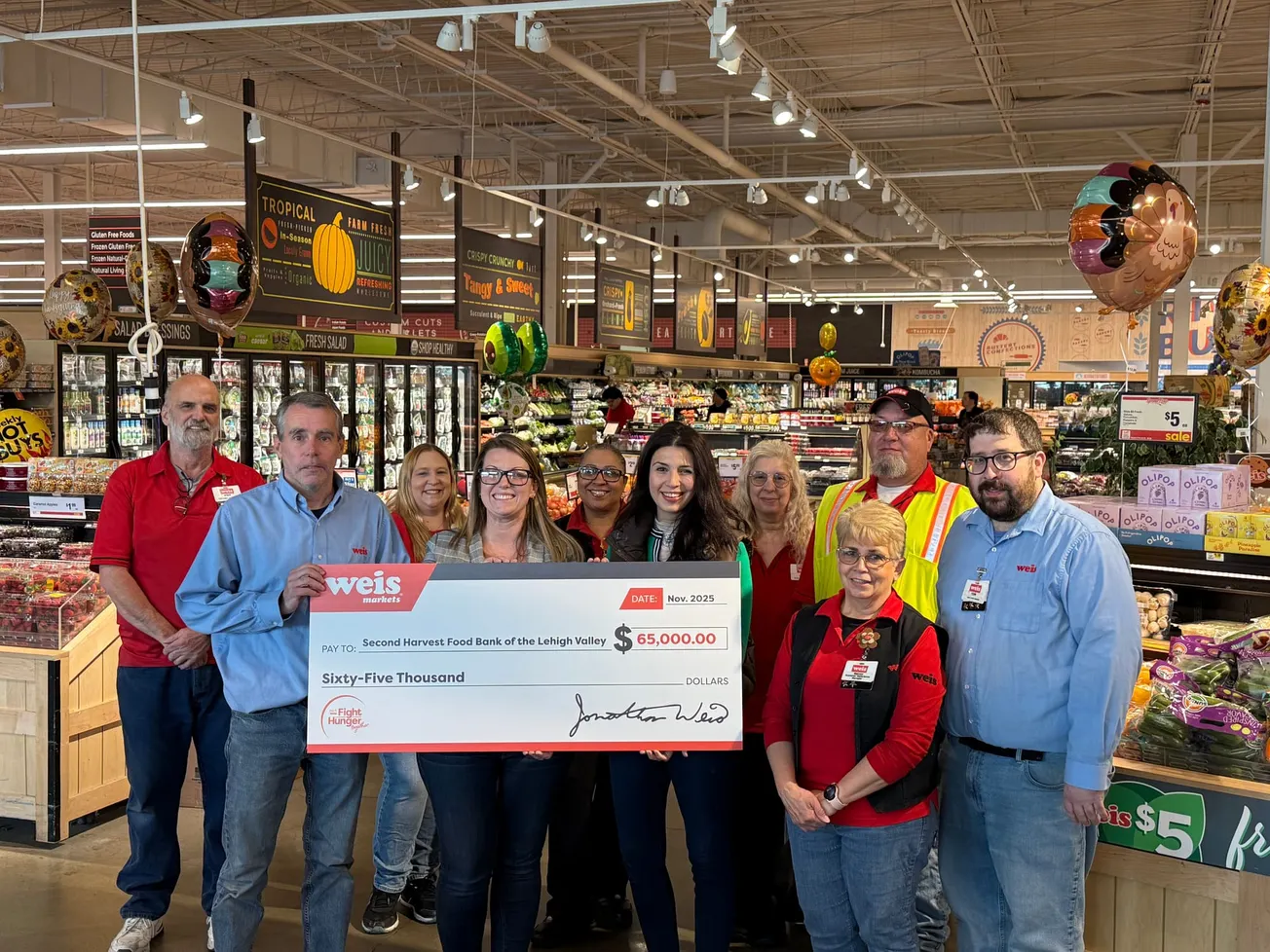 Weis Markets donates $555,000 as part of 18th annual Fight Hunger program