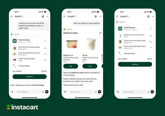 Instacart launches groundbreaking ChatGPT app