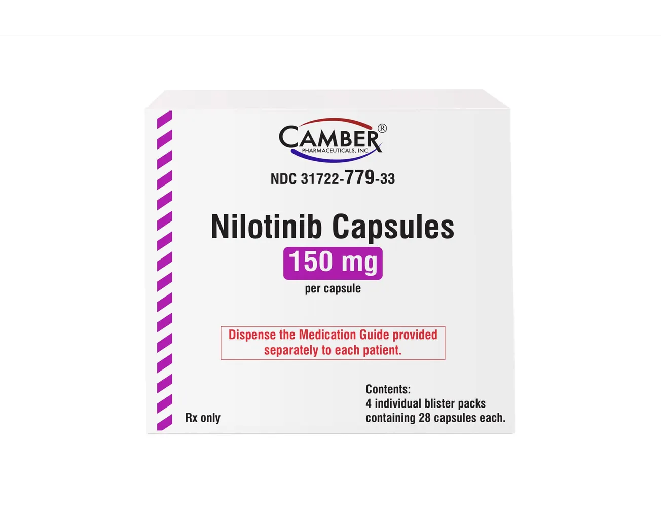 Camber launches Nilotinib capsules